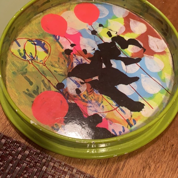 creative co op Jessica Swift tin dog trays - Picture 3 of 5